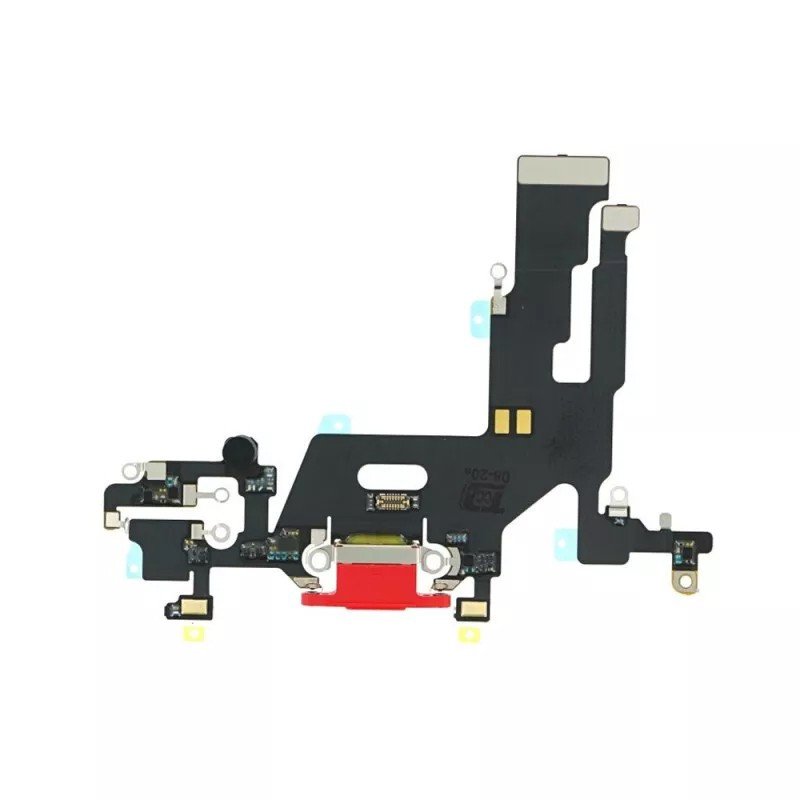 225 Connecteur De Charge IPhone 11 Rouge (Original) – Image 1