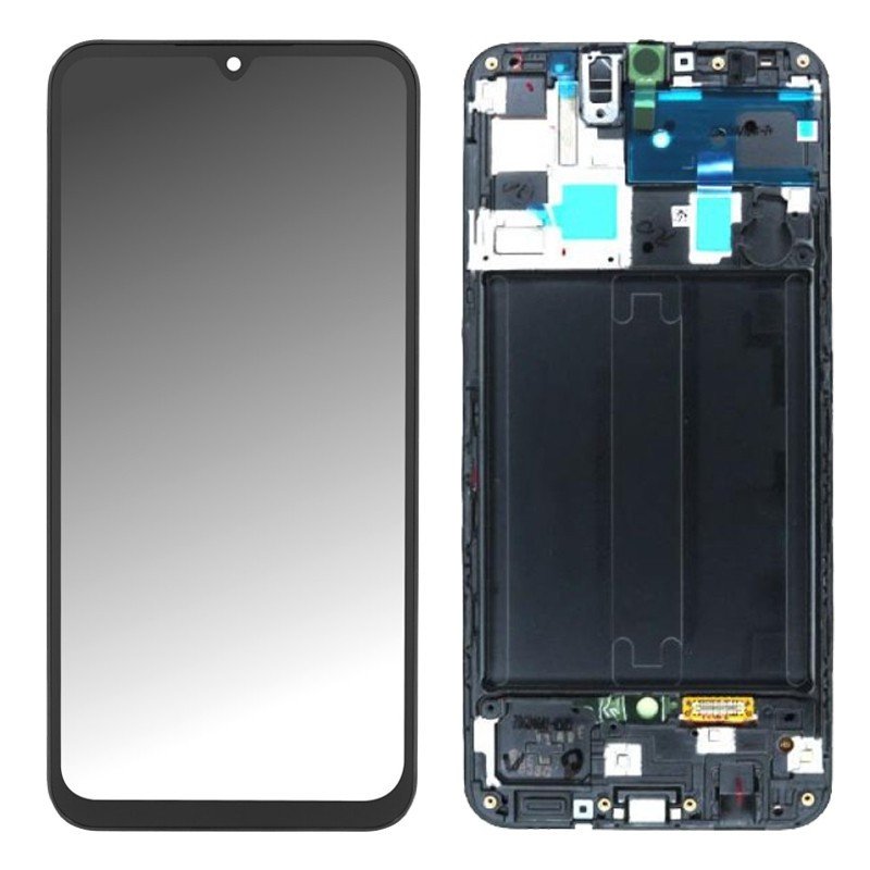 Montage écran Galaxy A50s, vue de la dalle prête à être posée