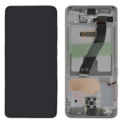 Écran blanc AMOLED 6,2 pouces pour Galaxy S20, face avant complète
