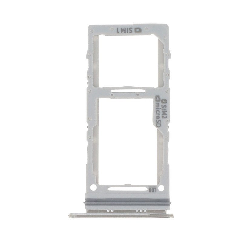 Tiroir SIM blanc pour tranche supérieure du Galaxy S20 Ultra, vue de face