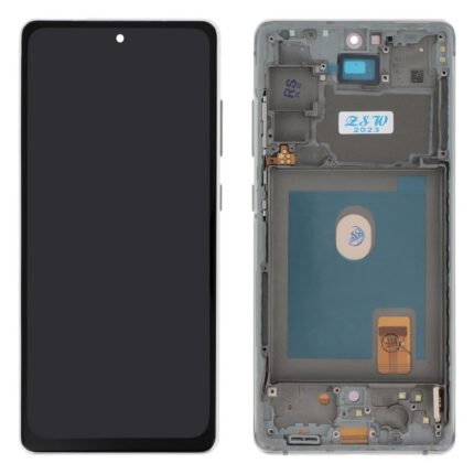 Écran complet blanc OLED pour Galaxy S20 FE présenté face avant