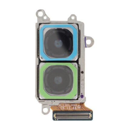 Module caméra arrière noir avec deux capteurs visibles pour Galaxy S21 5G
