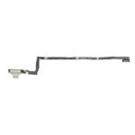 Vue de profil du connecteur fixé sur une nappe flexible, contacts propres et structure métallique