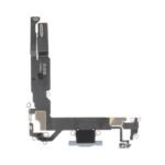Connecteur installé sur nappe, angle oblique montrant la finition Brume