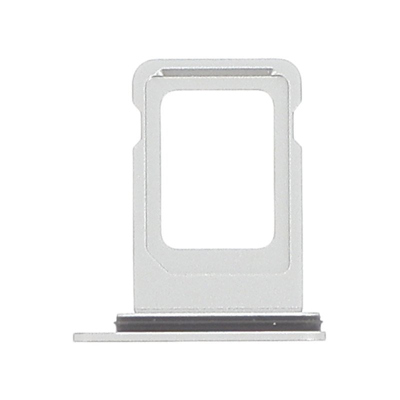 Tiroir SIM argent pour iPhone 17 Pro vue de face