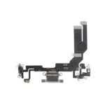 Connecteur USB‑C monté sur nappe noire posé sur fond blanc