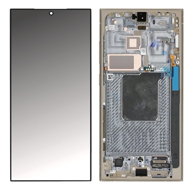 90 Écran Complet Samsung Galaxy S24 Ultra Jaune Titane (Original) – Image 1