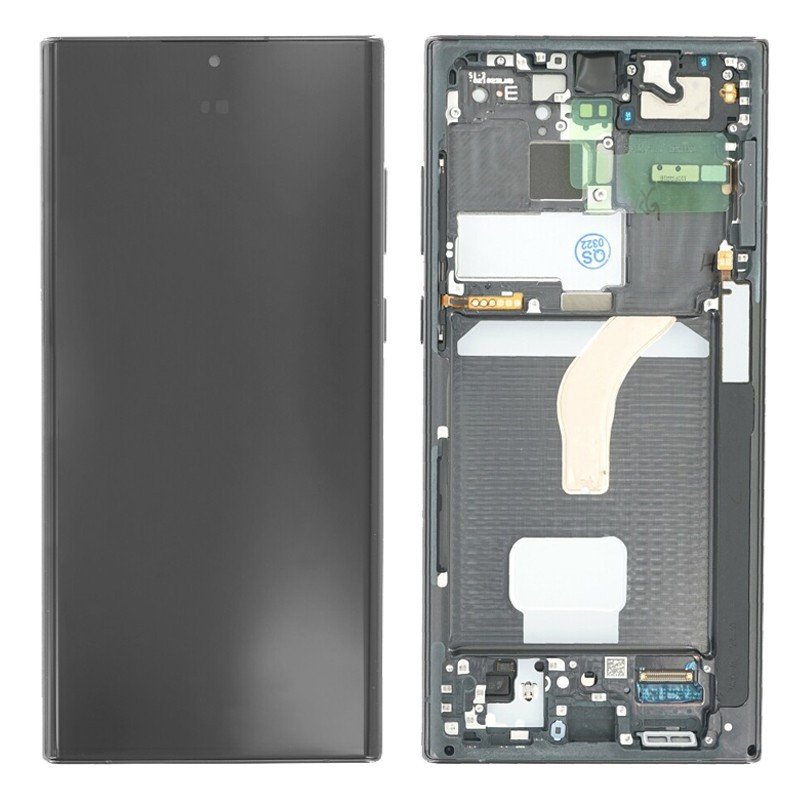 Écran Complet S22 Ultra Noir - pièce d'origine
