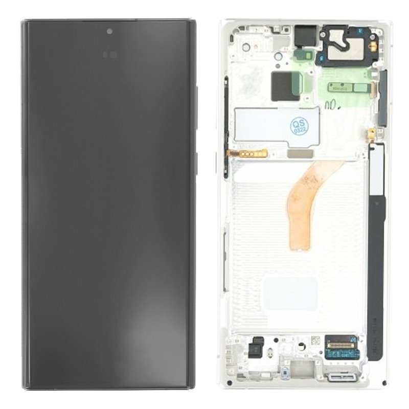 Écran Complet S22 Ultra Blanc - pièce d'origine